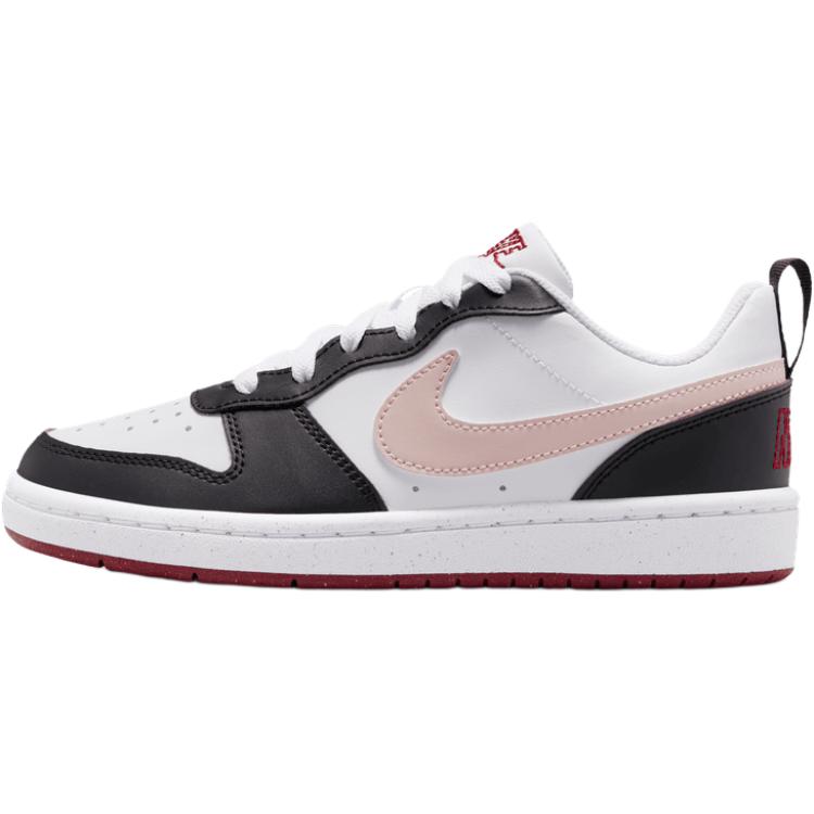 

Nike Court Borough Synthetic Leather Low top Kids Skateboarding Shoes White Black Unisex IF3402-100 36.5