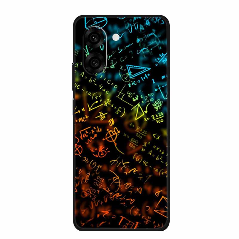 Black Silicone Case For OnePlus Nord CE5 Case One Plus Nord CE 5 Cartoon Cat Soft Back Cover For OnePlus Ace 5 Racing Phone Case