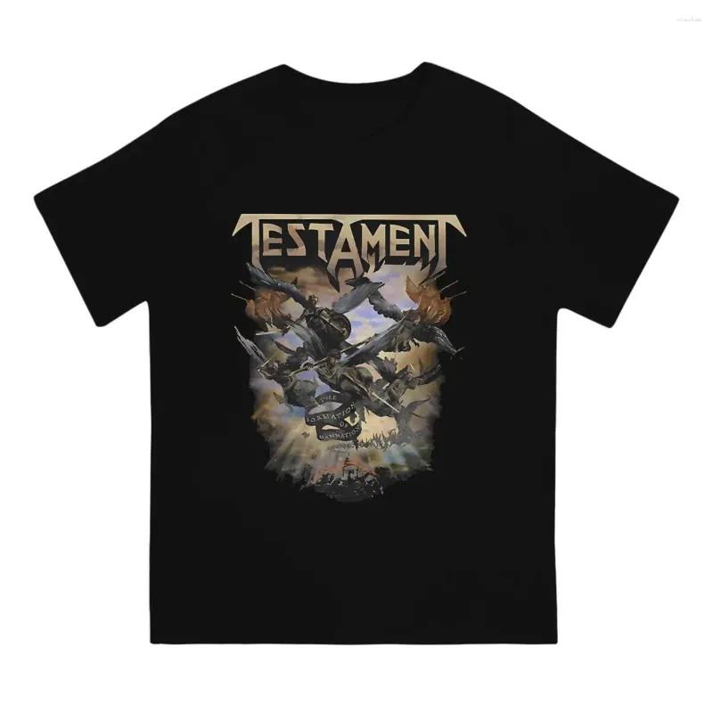 Rare Testament Band Short Sleeve Black Color All Unisex Shirt PA146 XXL
