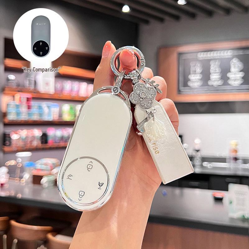 ZHIJIE 2026 Car Key Case for R7/S7 Electric & Extended Range Models - Key Shell Buckle Bag for Men & Women
