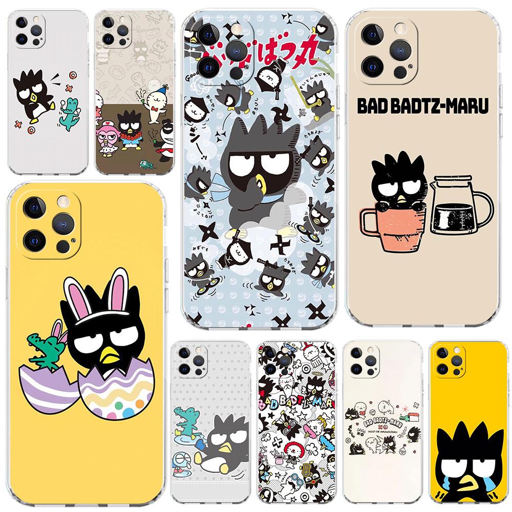 

Прозрачный чехол Bad Badtz Maru для Apple iPhone 14 11 13 12 Pro 7 8 Plus XR X XS Max 6 6S 14Pro, силиконовый чехол для телефона