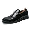 Fashion Lacquer leather men's shoes Classic British gentleman style Leisure nightclubs and party Outdoor street Daily loafers 38-46