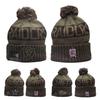 Autumn and Winter New nfl Rugby team men's and women's couple's casual fashion thick knitted wool hat trendy