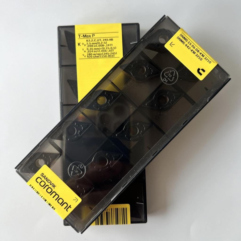 SANDVIK / DNMG150608-KM 3210 / Original Swedish hard alloy blade 10 Pcs