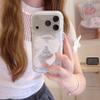 Luxury Rhinestone Bow Magnetic Phone Case for iPhone 17/16 Pro Max/15/14