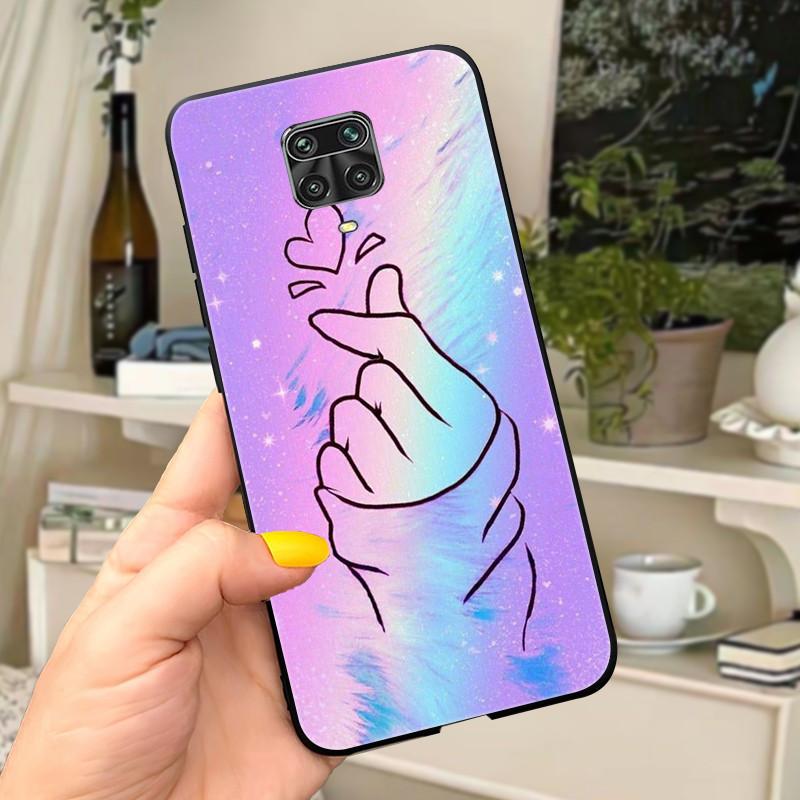 For Xiaomi Redmi Note 9 Pro Case Note9 9S Flowers Silicone Soft TPU Back Cover For Xiaomi Redmi Note 9Pro Max Case Coque Fundas