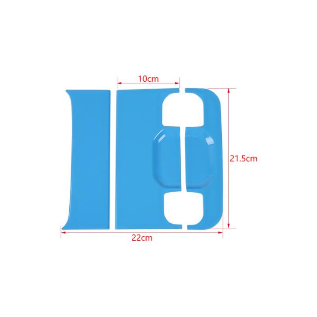 

JIDIXIAN задняя дверь автомобиля, ручка багажника, декоративная крышка для Jeep Wrangler JL 2018 2022 2023 автомобиля светло-синий