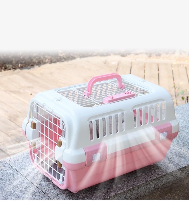 Drive Pet Carrier Crate for Small Dogs 2 Sizes with Skylight Two Door Cat Carrier Dog Carrier Small Animal Carrier Pet Carrier Cage Hard Carrier with