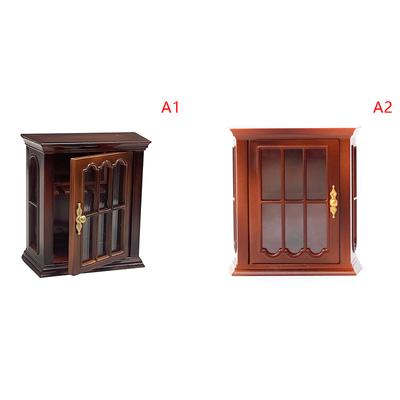 1Pc 1:12 Dollhouse Mini Plastic Cabinet Handcrafted Wall Cabinet Wine Cabinet