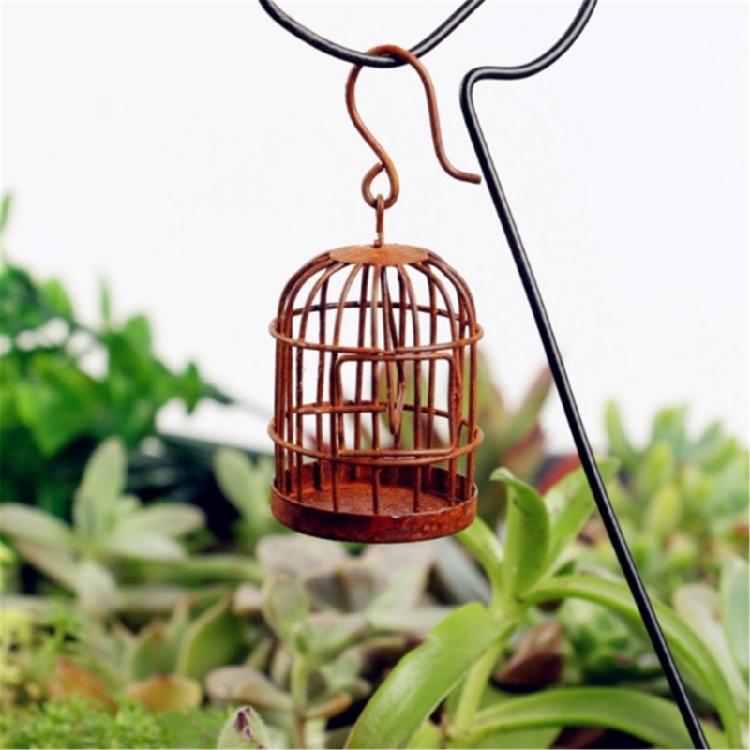 Iron Art Birdcage Decors Vintage Charm For Garden And Patio Succulent Display Iron Birdcage Vintage Model