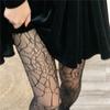Spring Summer Thin Party Club Pantyhose Dark Hollowed Out Fishnet Stockings Women Gothic Spider Web Fish Net Black Silk Tights
