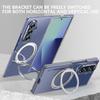 For Samsung Z Fold 7 Luxury 360 Bracket Slim Clear For Magsafe Wireless Charging Phone Case For Samsung Z Fold 6 Anti Drop Cover