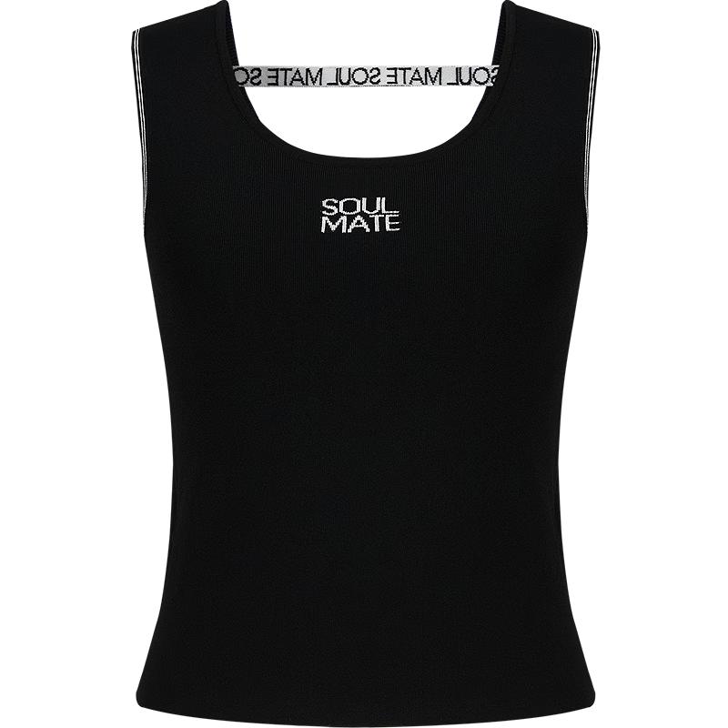 JUZUI Sleeveless Knitted Commuter Top M