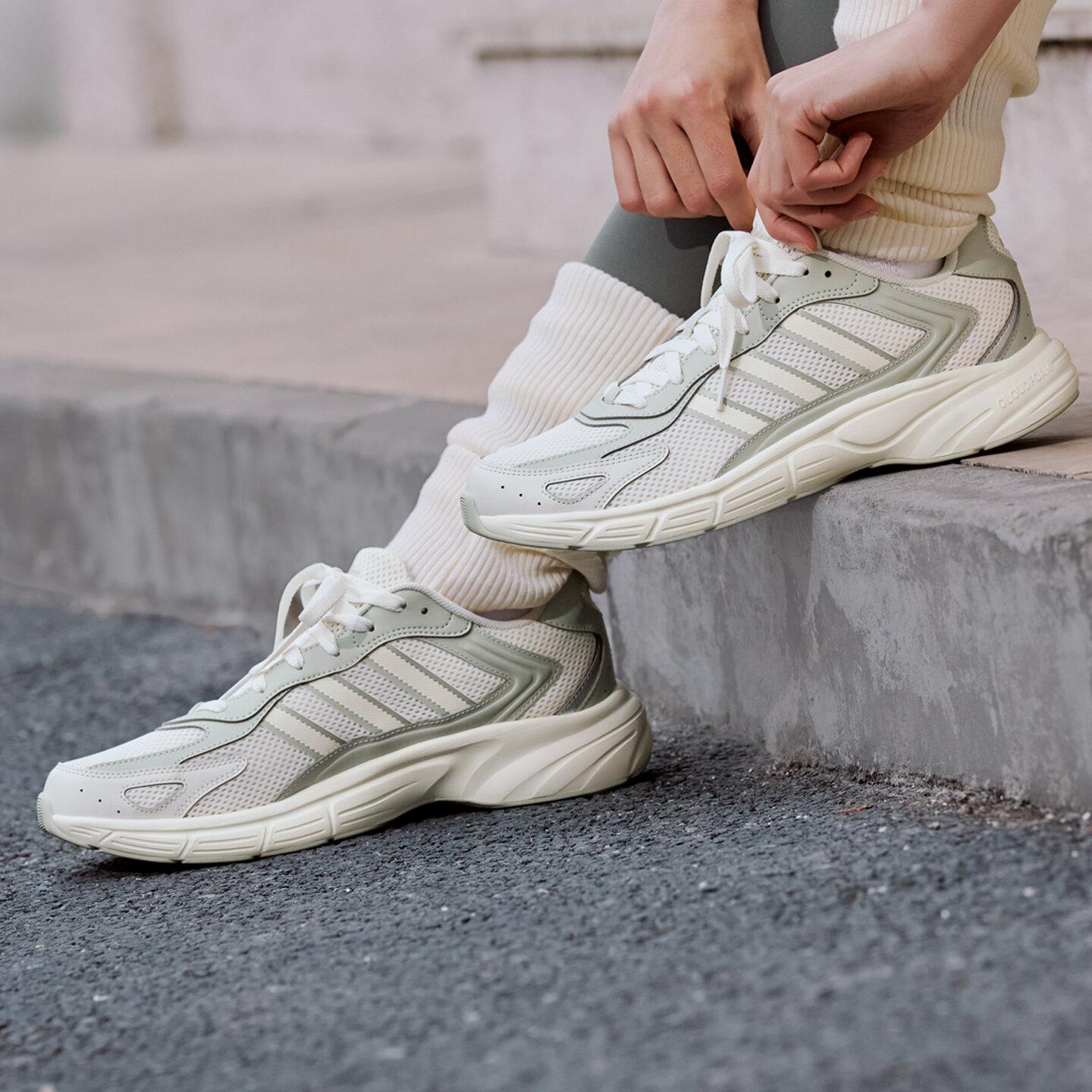 Adidas ECLYPTIX 2000 Running Shoes Women s Low Top White/Green 39