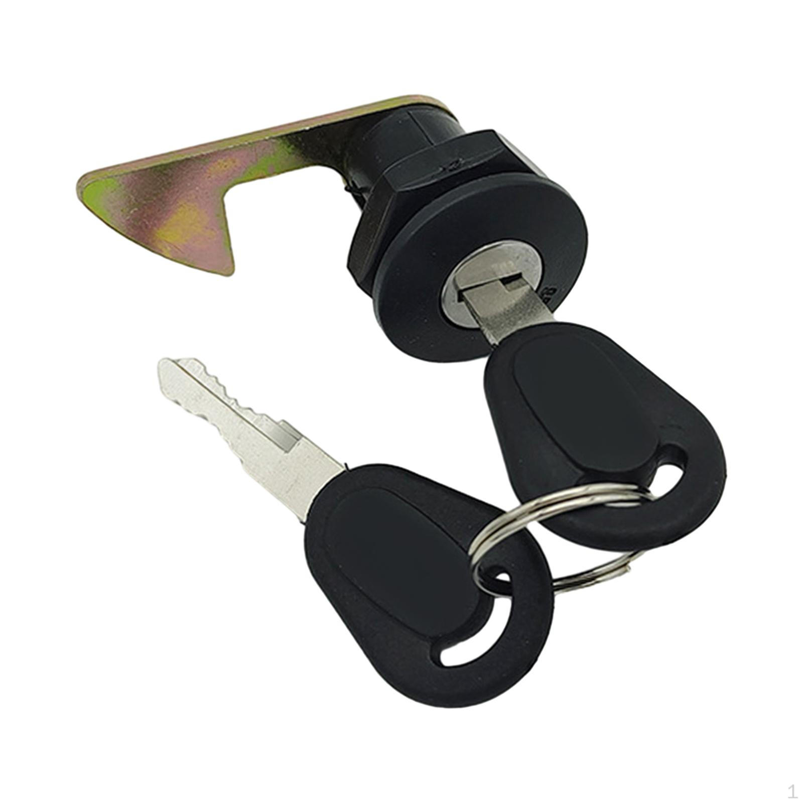 1 Piece Rear Trunk Lock Key Set Universal Replacement Metal Repair Accessories Suitable for Electric 40mm