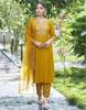 Women Cotton Blend Kurta Pant Dupatta Set Indian Designer Party Wear Kurti Salwar Suit