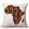 Traditional African Ethnic Trial Geometric Pattern Africa Map Nordic Sofa Throw Pillow Case Home Decorative Sofa Cushion Cover
