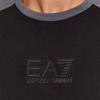 Emporio Armani EA7 Letter Patch Crew Neck Straight Fit Short Sleeve T-Shirt Men Tops Black 6RPT15-PJ02Z-11200