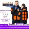 Heated Cotton Coat: Smart Electric Hooded Winter Jacket for Men