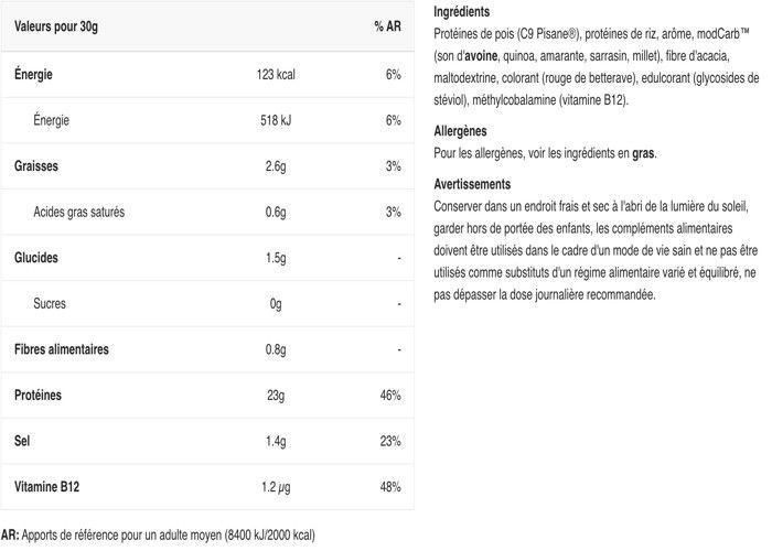 Protéine vegan weider - vegan protein - strawberry 750g