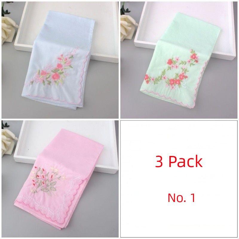 Embroidered Portable Fresh Handkerchief
