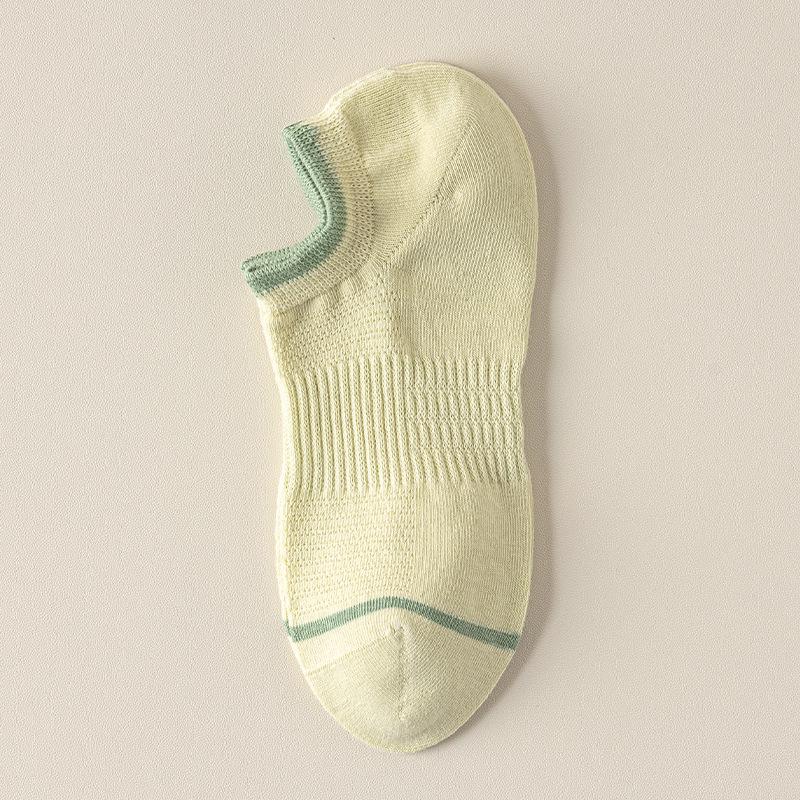 Women's Summer Thin Boat Socks, Summer Mesh Breathable, Anti-slip, Non-dropping, Shallow Mouth Invisible Socks, Boneless Women's Socks