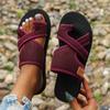 Light Foam Sole Large Size Slippers Women's Casual Open-toed Beach Sandals Women's Shoes