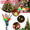 Vintage Style Bubble Christmas Lights Set with Multiple Bulbs On Green Wire for Holiday Decoration Indoor and Outdoor Use