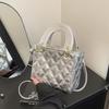 Chic Diamond Quilted Faux Leather Shoulder Bag for Women, Vintage Style Crossbody Hobo Purse, Soft Texture Handbag