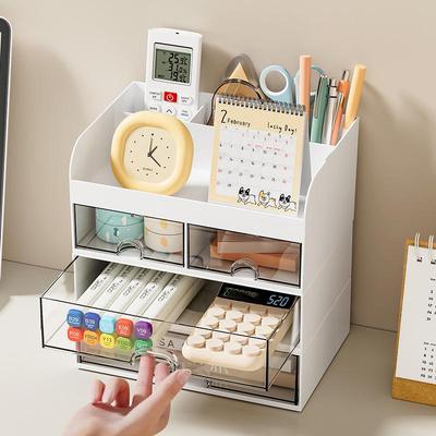 Schreibtisch-Aufbewahrungsschrank: Stiftehalter & Haarschmuck-Organizer
