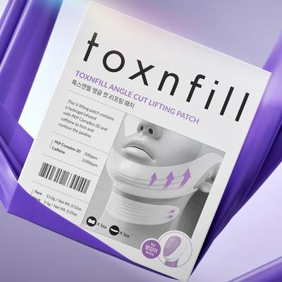 Tox & Peel Lifting-Maske für Gesicht und Hals, 1 Blatt/5 Blätter, koreanische Maskenpackung