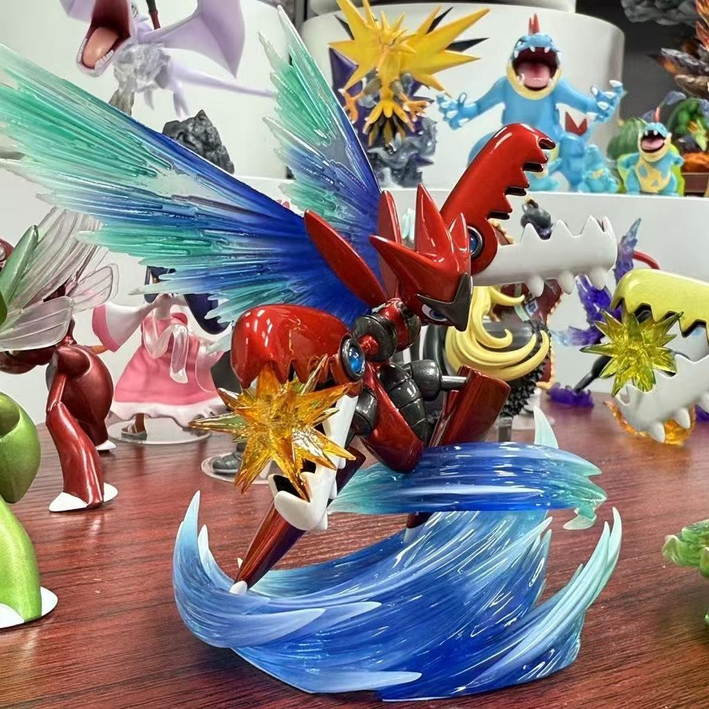 Figure Pokemen Anime Mega Scizor Action Figures 10cm PVC Modello da Collezione Giocattoli Regali
