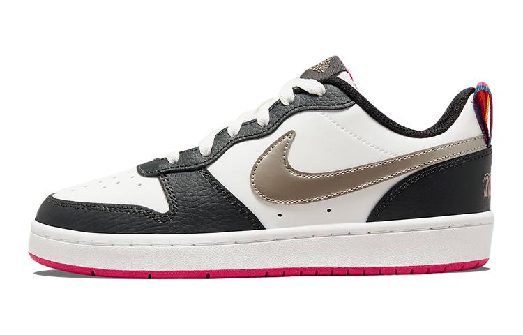 Nike Court Borough Low 2 Off Noir Pink Prime GS DJ0040-100 35.5