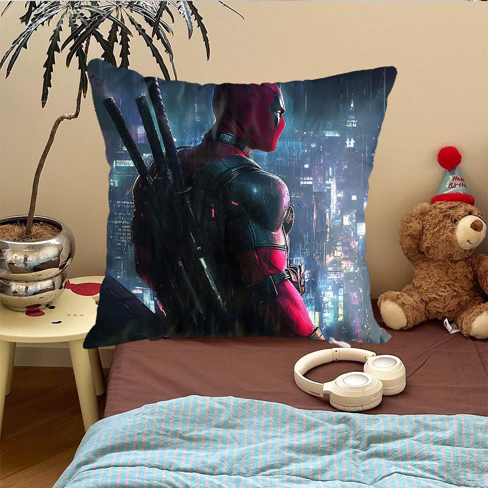 Home And Decoration Living Room Kawaii D-Deadpools Personalized Gift Pillowcase 45X45 Cushion Cover Pillows Decorative Holidays