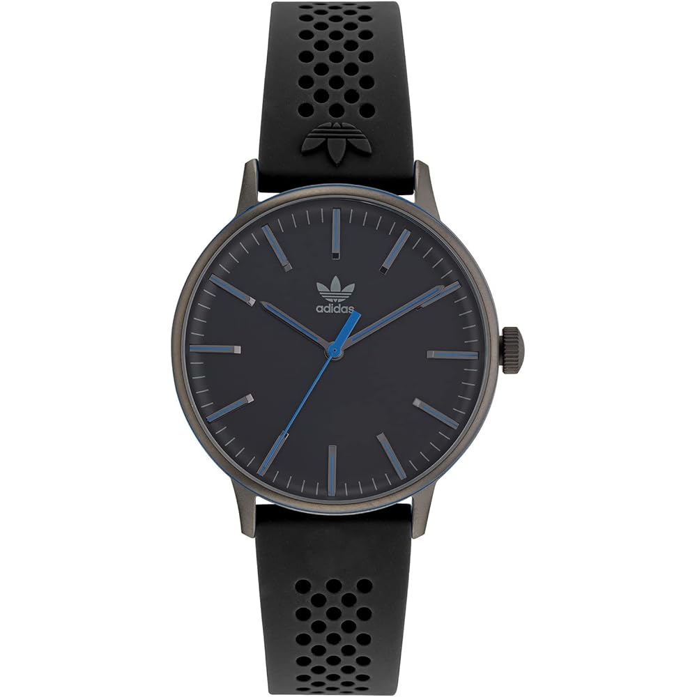

adidas Originals Watch Style Men s Quartz Watch, 5 ATM Water Resistant, Mineral Glass, Black Dial, AOSY22020 [Parallel Import]
