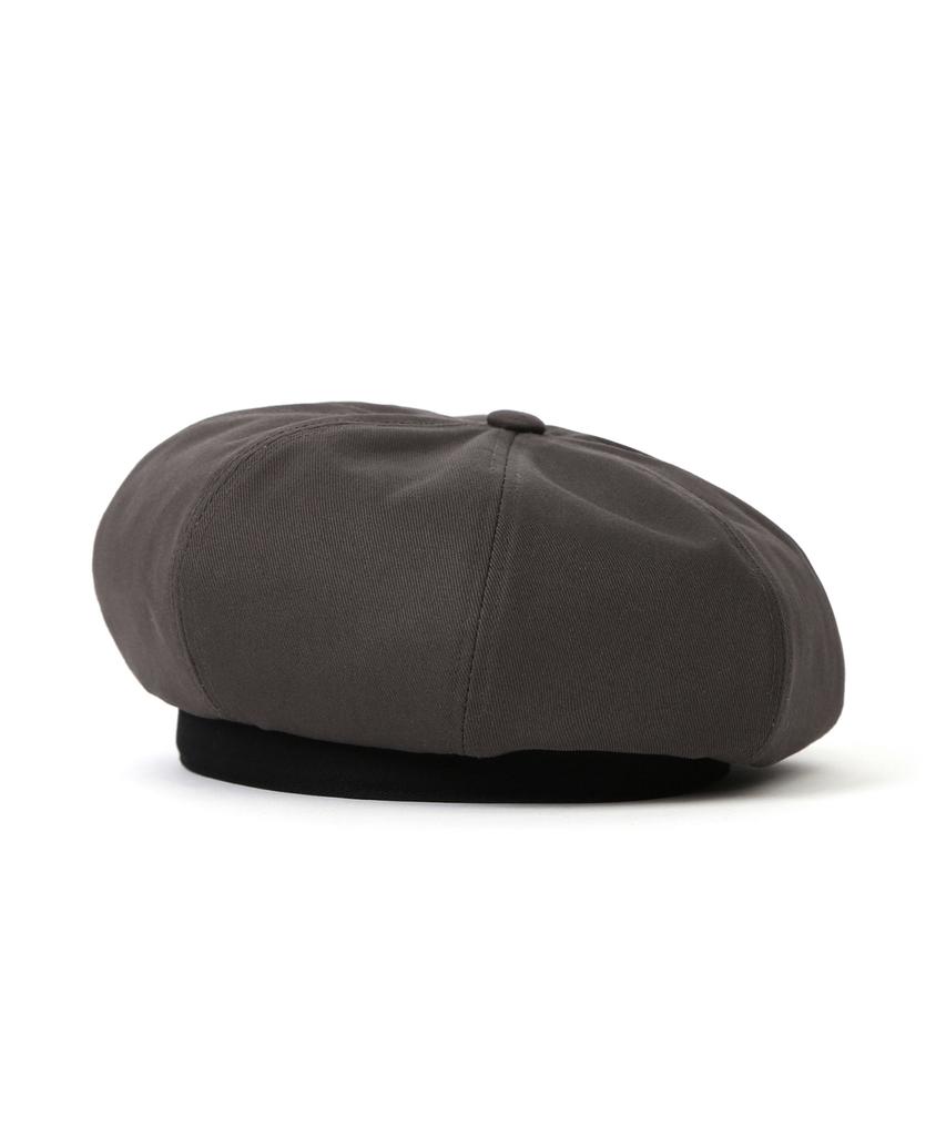 Eondeokeonteulol Cotton Adjustable Beret Beret / Web Strap / Gray