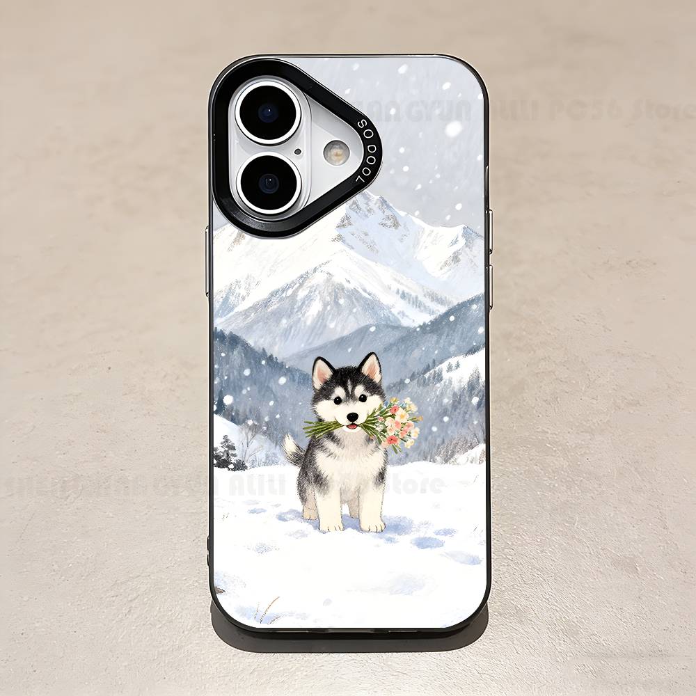 

Cut Animal Dogs Case For IPhone 11 12 13 14 15 16 17 Pro Max XS X XR Cover iPhone17