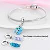 Koperen Plated Lichtgevende Kameleon Kleurveranderende Vlinder Insect Bedels Hanger Past op Pandachoriginal Armbanden Doe-het-zelf Sieraden