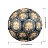 Winter Wildlife Emblem Round Football Size 5 Adult Ball Suitable for Training Matches and Outdoor Team.