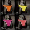 [Kurushu9] MOMONGA Men's 4-Pack Bikini Briefs, Men's Underwear, Bikini Briefs, Vivid Colors, Fundoshi-Style Underwear, Tanga Bikini, 4S-105 (XXL)