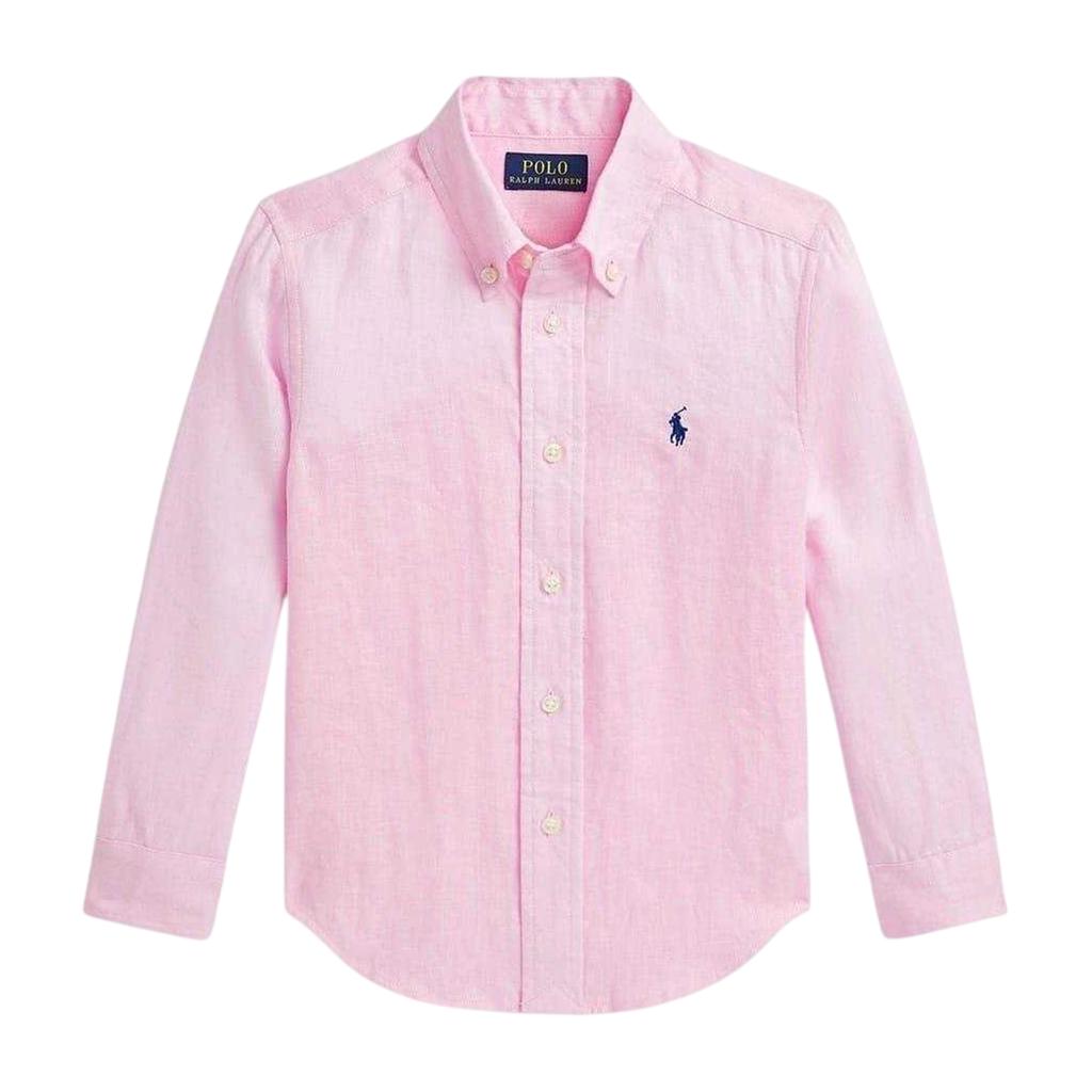 Ralph Lauren Childrens/Kids Linen Long-Sleeved Shirt