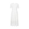 AnnaCo Minimalist Waist-Cinched Knit Dress