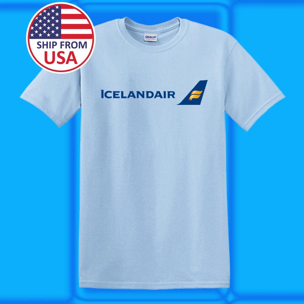 Icelandair Iceland Airlines Men s Light Blue Size S-5XL S