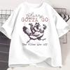 Funny Raccoon Chicken T Shirt Animals Lover Tshirt Casual Cotton Short Sleeve Tshirts Round Neck Unisexs Clothes Loose Clothing