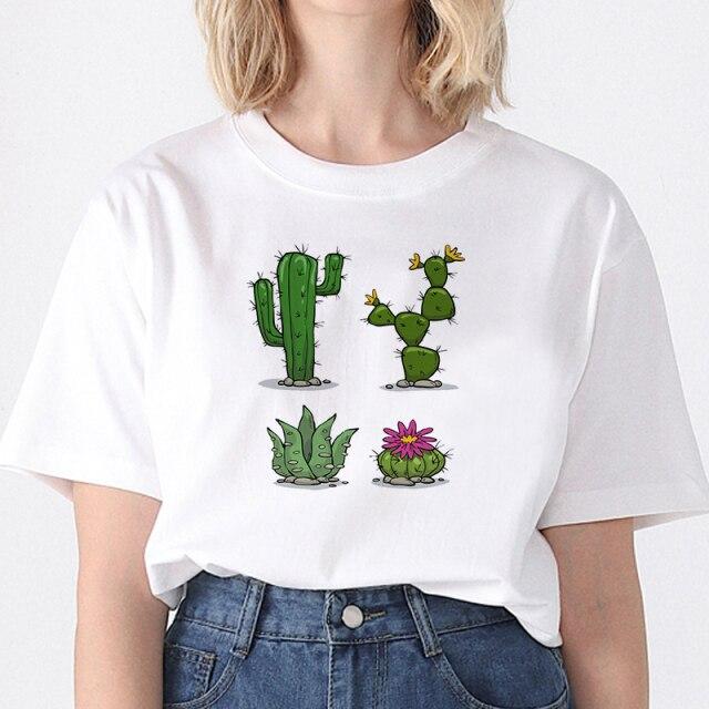 cactus print shirt womens