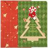 Cartoon Christmas Greeting Card Set Santa Claus Snowman Blessing Postcard for New Year Holiday Party Decoration