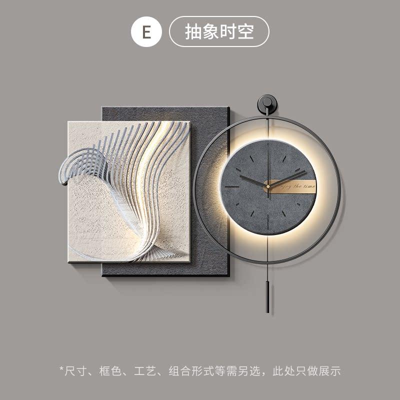 Bedrooms Led Clock Wall Art Mural Fashion Creative Aesthetic Interior Simple Wall Watch Big Size Luxury Wanduhr Room Decorations