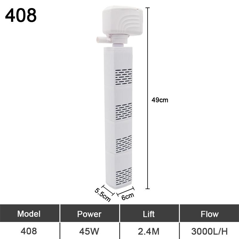 Aquarium Filter Pump Fish Tank Submersible Silent Air Oxygen Aerator Water Change Pump Aquarium Air Pump Wave Maker 220v