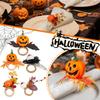 Halloween Napkin Rings, Maple Napkin Holders Fall Decorative Napkin Grommets For Thanksgiving Halloween Table Decorations