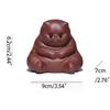 Small Cat Tea Pet Cute Animal Figurines Interesting Purple Clay Cat  Household